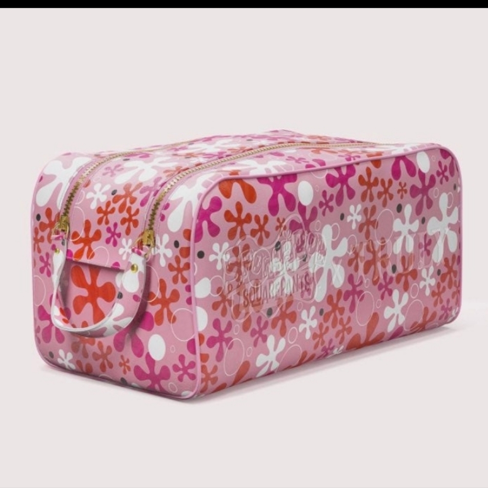 NWOT - Truly Cosmetics SpongeBob Floral Vanity Case